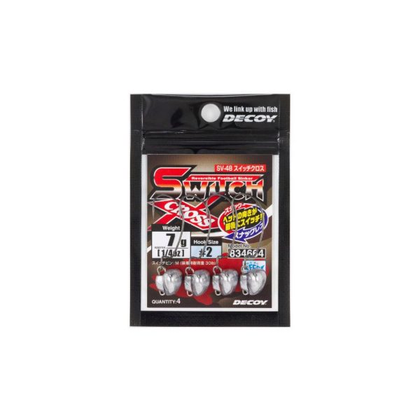 Decoy SV-48 Switch Cross #2/0 14gr Jig Fej 3db