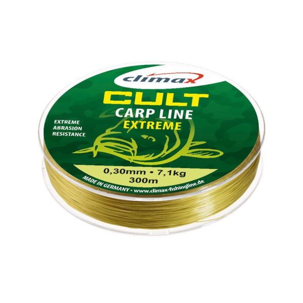 Climax Cult Carp Extreme Mono 300m 0,28mm Matt Olive Monofil Főzsinór