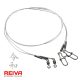 Reiva 0,30mm 40cm Fluorocarbon Előke 2db