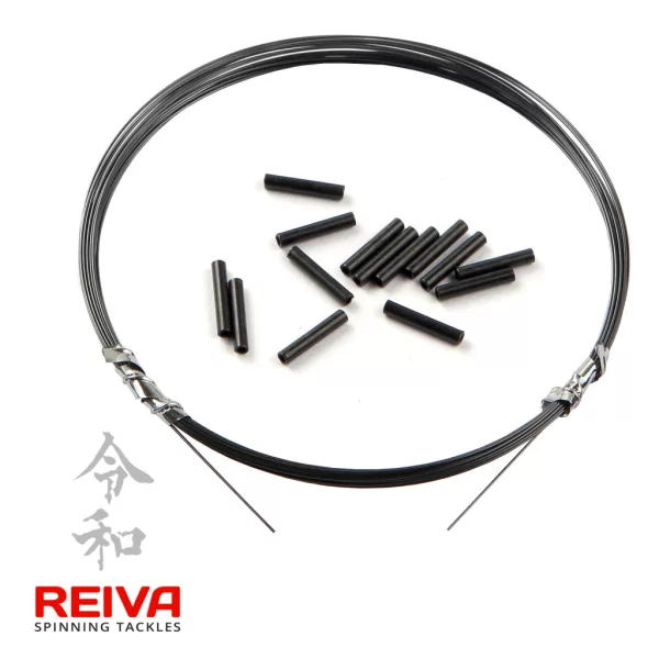 Reiva 0,15mm 3m Titánium Leader Előke Krimpelő Hüvelyekkel
