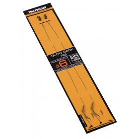   Spro Str Blow Black Rig Fekete 8 2db/csomag Füles Szakállas Fonott előkötött horog