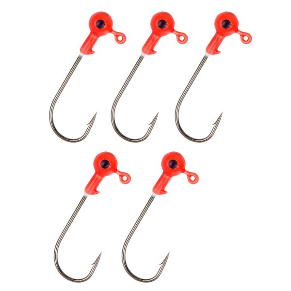 Nevis Gumihal fej piros 3/0 3gr 5db/cs Jig fej