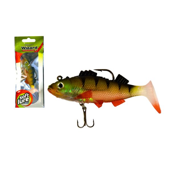 Wizard Big Perch Green Holo 7,5cm Gumi Műcsali