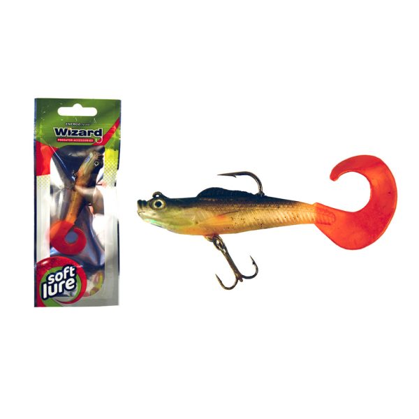 Wizard Swimbait Big Perch 10,16cm Fullviolet Gumihal