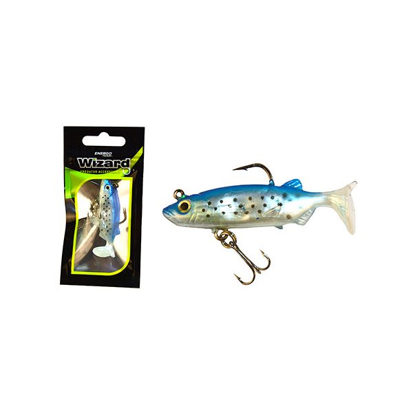 Wizard Swimbait Paddle Long 7,62cm Blueholo2 Gumihal