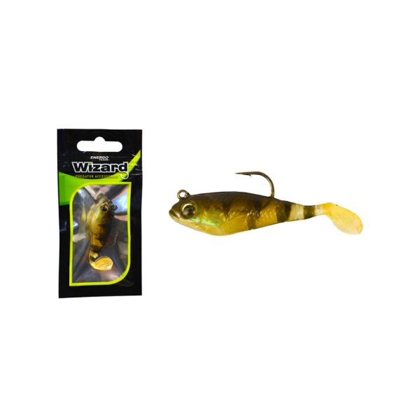 Wizard Swimbait Perch 5,08cm Cleartiger Gumihal