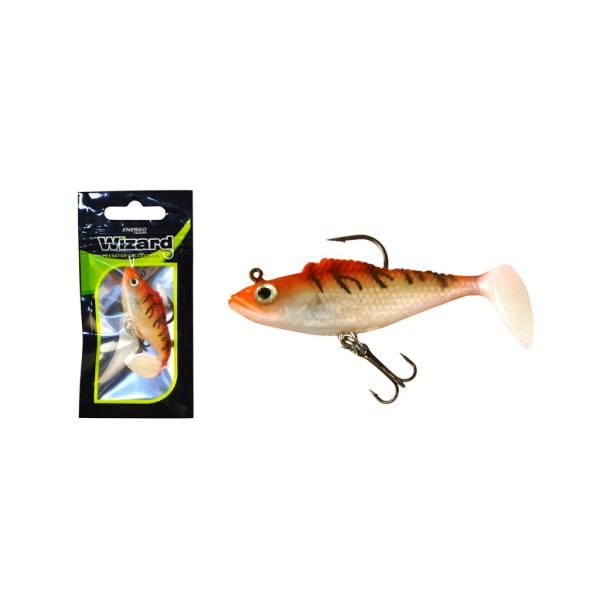 Wizard Swimbait Perch 5,08cm Whitetiger Gumihal