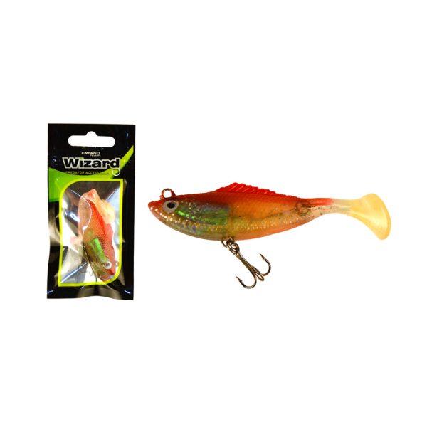 Wizard Swimbait Perch 7,62cm Redholo Gumihal