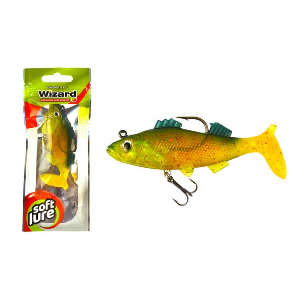 Wizard Swimbait Perch 7,62cm Yellowholo Gumihal