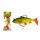 Wizard Swimbait Perch 10,16cm Green Yellow Gumihal