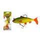 Wizard Swimbait Perch 10,16cm Green Yellow Gumihal