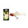 Wizard Swimbait Paddle Shad 5,08cm Red White Gumihal