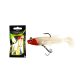 Wizard Swimbait Paddle Shad 5,08cm Red White Gumihal