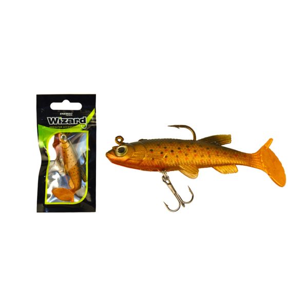 Wizard Swimbait Paddle Shad 7,62cm Goldentrout Gumihal