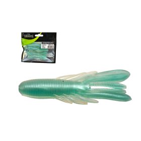 Wizard Bass Grub Clear Green 7cm Műlárva 5db