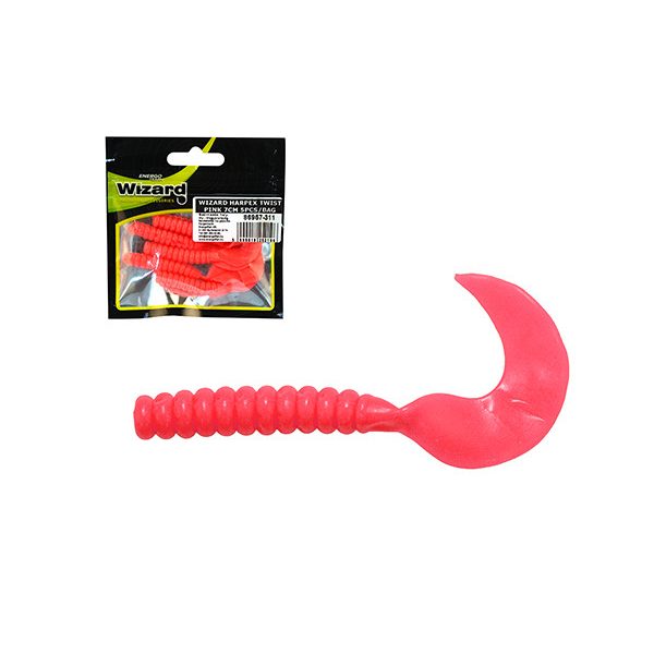 Wizard Harpex Twist Pink 7cm Műcsali 5db