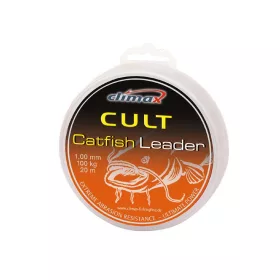   Climax Cult Catfish Havy Braid Leader 20m 1,00mm 100kg Grey Harcsázó Fonott Előkezsinór