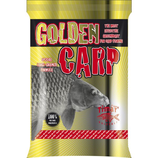 Tímár Mix Golden Carp Series Méz-Szilva, Halliszt mentes, Feeder horgászat, 1kg, Fekete - Csalizás, etetés|Etetőanyagok
