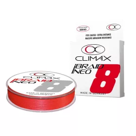   Climax iBraid Neo X8 Fluo Red 135m 0,06mm 3,2kg Fonott Főzsinór