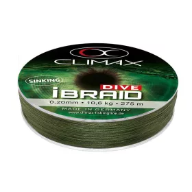   Climax iBraid Dive Sinking Olive Green 135m 0,22mm 11,8kg Fonott Főzsinór