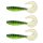 Nevis Twister Shad Vantage Perch 9cm 6,56gr Zöld-Fehér Plasztik Csali 3db