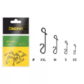 Delphin Kapocs - csomómentes C-02/10db BN/M