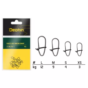 Delphin Fastlock micro snap /10db M/9kg