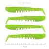 Nevis Impulse Shad 10cm 6,92gr 4db/cs Fluo Zöld Flitter X2 Plasztik csali