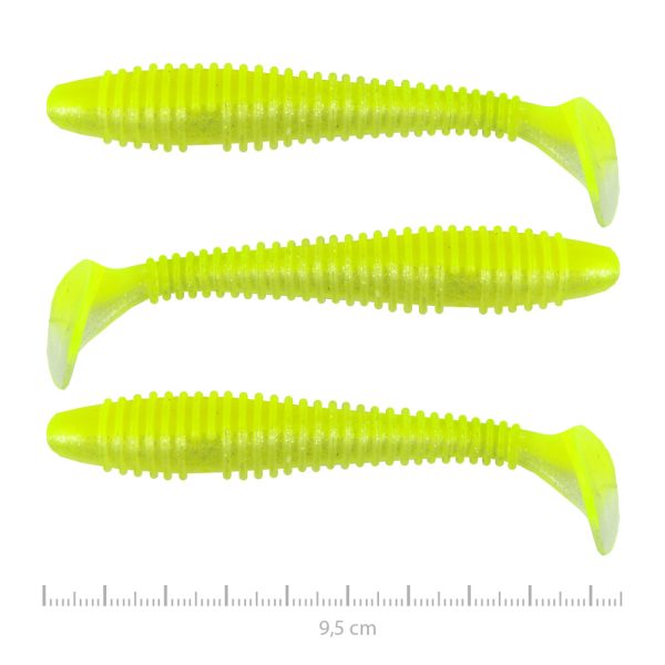 Nevis Vantage Swinger 9,5cm 7,18gr 3db/cs Fluo Zöld Flitter II. Plasztik csali