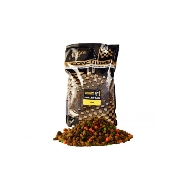 Benzár Concourse Twister Pellet Mix Liver 800gr Etetőpellet