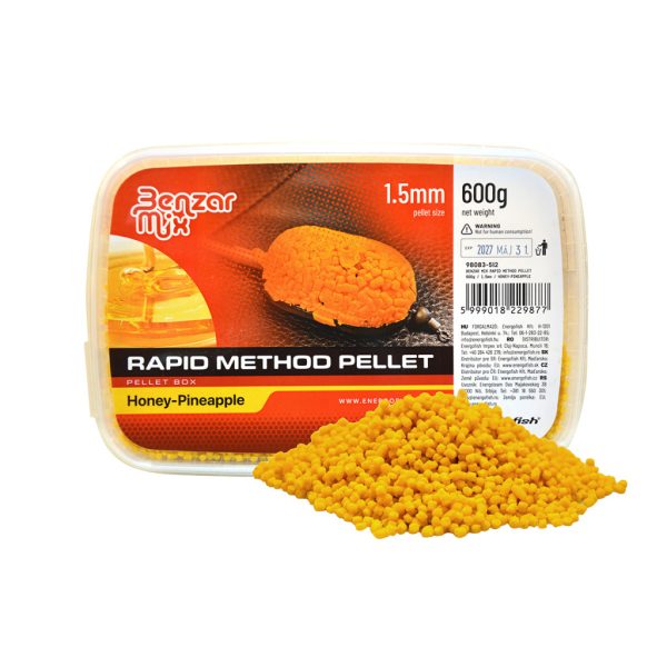 Benzár Mix Rapid Method Pellet 1,5mm Méz-Ananász Pellet Box 600gr