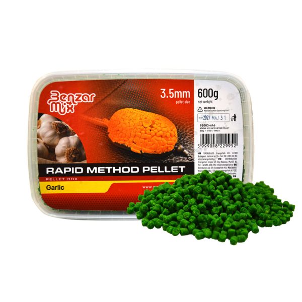 Benzár Mix Rapid Method Pellet 3,5mm Fokhagyma Pellet Box 600gr