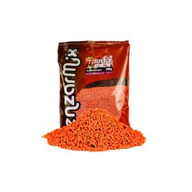 Benzár Mix Fluo Turbo Pellet Eper-tintahal 1,5mm 800g