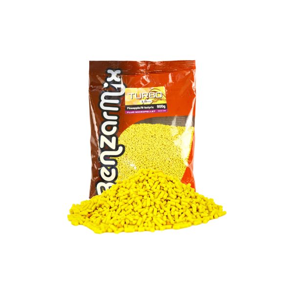 Benzár Mix Fluo Turbo Pellet Ananász- vajsav 1,5mm 800g