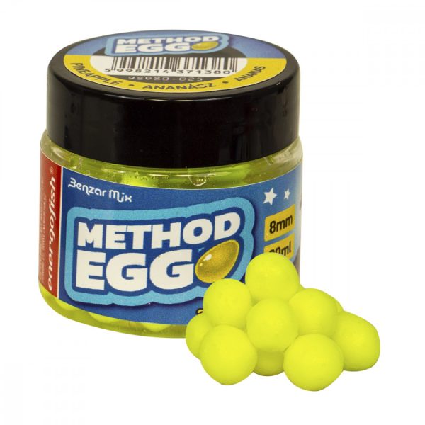 Benzar Method Egg 8Mm Ananász 30Ml Sárga