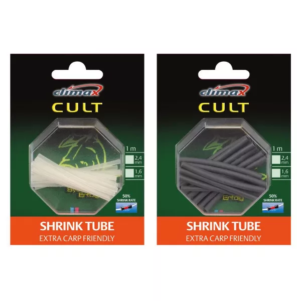 Climax Cult Carp Shrink Tube 50cm 2,4mm Black Zsugorcső