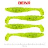 Reiva Zander Power Shad 10cm 7,05gr 4db/cs (Fluo Zöld Flitter II.)