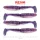 Reiva Zander Power Shad Purple Pearl 10cm Plasztik Csali 4db