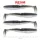 Reiva Zander Power Shad Magic Fish 10cm Plasztik Csali 4db