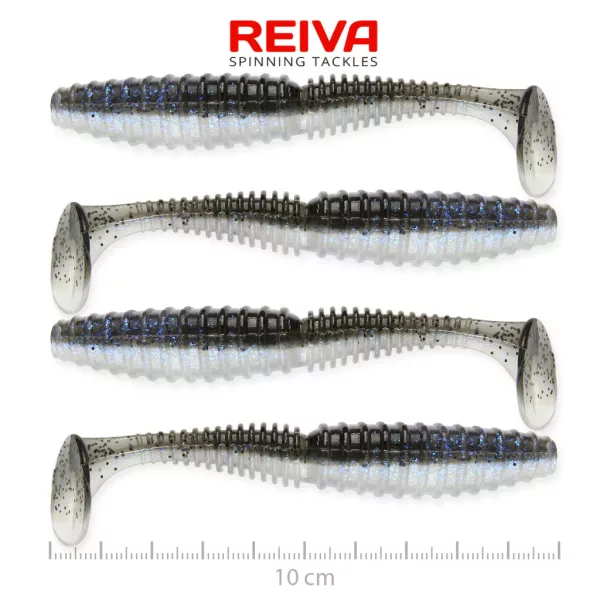 Reiva Zander Power Shad Magic Fish 10cm Plasztik Csali 4db