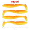 Reiva Zander Power Shad Shiny Orange 10cm Plasztik Csali 4db