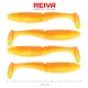 Reiva Zander Power Shad Shiny Orange 10cm Plasztik Csali 4db