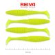 Reiva Zander Power Shad 10cm 7,05gr 4db/cs (Fluo Zöld) Plasztik csali