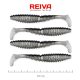 Reiva Zander Power Shad 10cm 7,05gr 4db/cs (Ezüst Flitter) Plasztik csali