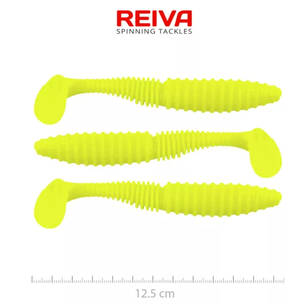 Reiva Zander Power Shad Lemonade 12,5cm Plasztik Csali 3db