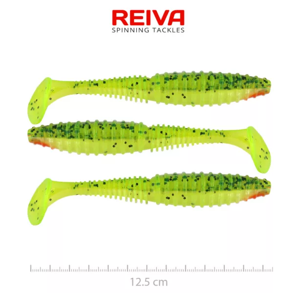 Reiva Zander Power Shad Watermelon 12,5cm Plasztik Csali 3db
