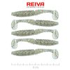 Reiva Zander Power Shad 8cm 3,18gr 5db/cs (Ezüst Flitter) Plasztik csali