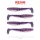 Reiva Zander Power Shad Purple Pearl 8cm Plasztik Csali 4db
