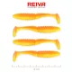 Reiva Zander Power Shad Shiny Orange 8cm Plasztik Csali 4db