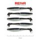 Reiva Zander Power Shad 8cm 3,18gr 5db/cs (Fekete Ezüst) Plasztik csali